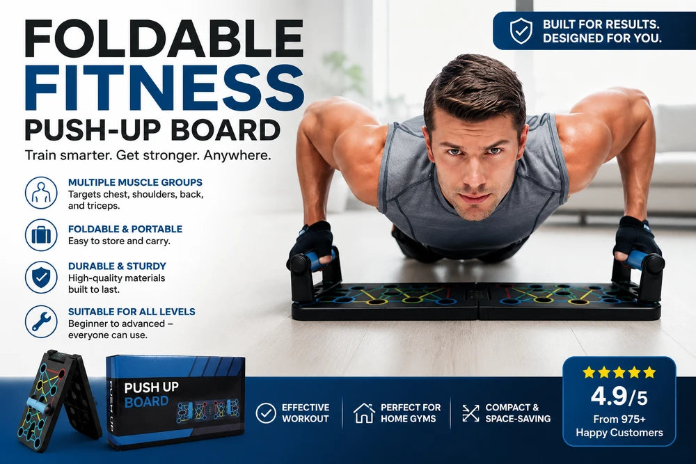 Foldable Fitness Push-up Board